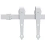 Puerta corredera con herrajes madera maciza de pino 85x210 cm de vidaXL, Puertas - Ref: Foro24-3203268, Precio: 199,54 €, Des...