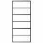 Puerta corredera con herrajes ESG vidrio y aluminio 90x205 cm von vidaXL, Türen - Ref: Foro24-3081952, Preis: 209,64 €, Rabat...