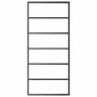 Puerta corredera con herrajes ESG vidrio y aluminio 90x205 cm de vidaXL, Puertas - Ref: Foro24-3081952, Precio: 202,64 €, Des...