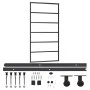 Puerta corredera con herrajes ESG vidrio y aluminio 102x205 cm de vidaXL, Puertas - Ref: Foro24-3081954, Precio: 247,20 €, De...