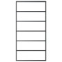 Puerta corredera con herrajes ESG vidrio y aluminio 102x205 cm de vidaXL, Puertas - Ref: Foro24-3081954, Precio: 217,49 €, De...