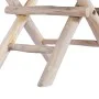 Folding stool made of genuine leather and solid teak wood by vidaXL, Folding stools and chairs - Ref: Foro24-288815, Price: 6...
