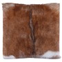 Klappbarer Hocker aus echtem Leder und massivem Teakholz von vidaXL, Klapphocker und Stühle - Ref: Foro24-288815, Preis: 65,9...