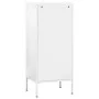 Armario de almacenamiento acero blanco 42,5x35x101,5 cm de vidaXL, Taquillas y armarios de almacenamiento - Ref: Foro24-33618...