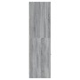 Armario botiquín madera ingeniería gris Sonoma 30x41x144,5 cm