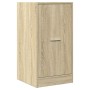 Armario botiquín madera ingeniería roble Sonoma 40x41x77,5 cm