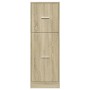 Armario botiquín madera de ingeniería roble Sonoma 40x41x118 c