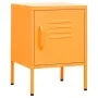 Mesita de noche acero amarillo mostaza 35x35x51 cm de vidaXL, Mesitas de noche - Ref: Foro24-336209, Precio: 70,47 €, Descuen...