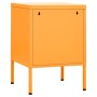 Mustard yellow steel nightstand 35x35x51 cm by vidaXL, Nightstands - Ref: Foro24-336209, Price: 71,61 €, Discount: %