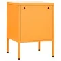 Senfgelber Nachttisch aus Stahl, 35x35x51 cm von vidaXL, Nachttische - Ref: Foro24-336209, Preis: 70,47 €, Rabatt: %
