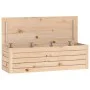 Solid pine wood storage box 109x36.5x33 cm by vidaXL, Closets and storage - Ref: Foro24-823624, Price: 86,47 €, Discount: %