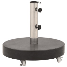Runder Sonnenschirmständer aus schwarzem Granit, 30 kg von vidaXL, Schirmständer - Ref: Foro24-48564, Preis: 94,79 €, Rabatt: %