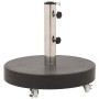 Runder Sonnenschirmständer aus schwarzem Granit, 30 kg von vidaXL, Schirmständer - Ref: Foro24-48564, Preis: 94,79 €, Rabatt: %