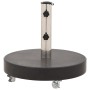 Runder Sonnenschirmständer aus schwarzem Granit, 30 kg von vidaXL, Schirmständer - Ref: Foro24-48564, Preis: 94,79 €, Rabatt: %
