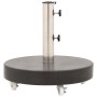 Runder Sonnenschirmständer aus schwarzem Granit, 30 kg von vidaXL, Schirmständer - Ref: Foro24-48564, Preis: 94,79 €, Rabatt: %