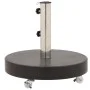 Round black granite parasol base 30 kg by vidaXL, Umbrella bases - Ref: Foro24-48564, Price: 93,05 €, Discount: %