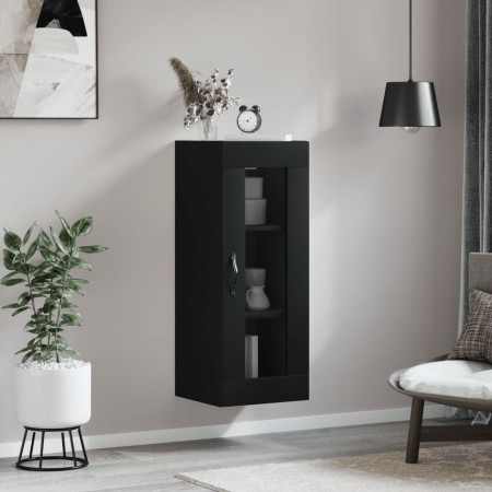 Armario de pared negro 34,5x34x90 cm de vidaXL, Aparadores - Ref: Foro24-835003, Precio: 54,35 €, Descuento: %