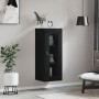 Armario de pared negro 34,5x34x90 cm de vidaXL, Aparadores - Ref: Foro24-835003, Precio: 54,35 €, Descuento: %