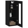 Black wall cabinet 34.5x34x90 cm by vidaXL, Sideboards - Ref: Foro24-835003, Price: 51,44 €, Discount: %