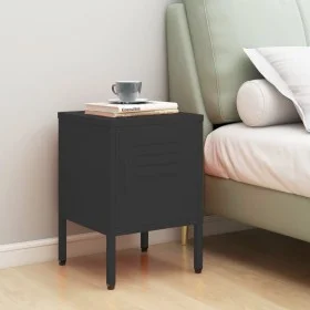 Anthracite steel bedside table 35x35x51 cm by vidaXL, Nightstands - Ref: Foro24-336213, Price: 70,47 €, Discount: %
