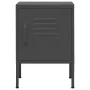 Anthracite steel bedside table 35x35x51 cm by vidaXL, Nightstands - Ref: Foro24-336213, Price: 70,47 €, Discount: %