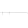 Hardware kit for 200 cm white steel sliding doors by vidaXL, doorframes - Ref: Foro24-151702, Price: 68,55 €, Discount: %