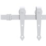 Beschlagsatz für 200 cm lange Schiebetüren aus weißem Stahl von vidaXL, Türrahmen - Ref: Foro24-151702, Preis: 69,93 €, Rabat...
