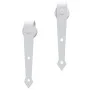 Hardware kit for 200 cm white steel sliding doors by vidaXL, doorframes - Ref: Foro24-151702, Price: 68,55 €, Discount: %