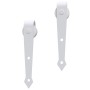 Kit herrajes para puertas correderas de 200 cm de acero blanco de vidaXL, Marcos de puertas - Ref: Foro24-151702, Precio: 69,...