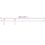 Beschlagsatz für 200 cm lange Schiebetüren aus weißem Stahl von vidaXL, Türrahmen - Ref: Foro24-151702, Preis: 69,93 €, Rabat...