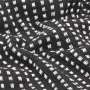 Manta a cuadros de algodón negro 160x210 cm de vidaXL, Mantas - Ref: Foro24-245331, Precio: 28,73 €, Descuento: %