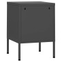 Anthracite steel bedside table 35x35x51 cm by vidaXL, Nightstands - Ref: Foro24-336213, Price: 71,61 €, Discount: %