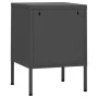 Anthracite steel bedside table 35x35x51 cm by vidaXL, Nightstands - Ref: Foro24-336213, Price: 70,47 €, Discount: %