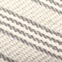 Gray and white cotton striped blanket 220x250 cm by vidaXL, Blankets - Ref: Foro24-245329, Price: 30,17 €, Discount: %