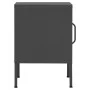Anthracite steel bedside table 35x35x51 cm by vidaXL, Nightstands - Ref: Foro24-336213, Price: 70,47 €, Discount: %
