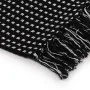 Manta a cuadros de algodón negro 220x250 cm de vidaXL, Mantas - Ref: Foro24-245332, Precio: 37,78 €, Descuento: %