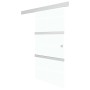 Sliding door with soft stop ESG glass and aluminum 76x205 cm by vidaXL, Doors - Ref: Foro24-288061, Price: 240,71 €, Discount: %