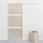 Puerta corredera con topes suaves vidrio ESG aluminio 76x205 cm de vidaXL, Puertas - Ref: Foro24-288055, Precio: 231,87 €, De...