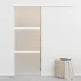 Schiebetür mit sanften Stoppern, ESG-Glas Aluminium 76x205 cm von vidaXL, Türen - Ref: Foro24-288055, Preis: 198,67 €, Rabatt: %
