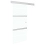 Schiebetür mit sanften Stoppern, ESG-Glas Aluminium 76x205 cm von vidaXL, Türen - Ref: Foro24-288055, Preis: 218,77 €, Rabatt: %