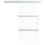 Puerta corredera con topes suaves vidrio ESG aluminio 76x205 cm de vidaXL, Puertas - Ref: Foro24-288055, Precio: 231,87 €, De...