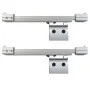 Puerta corredera con topes suaves vidrio ESG aluminio 76x205 cm de vidaXL, Puertas - Ref: Foro24-288055, Precio: 198,67 €, De...