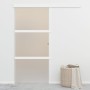 Sliding door with soft stops ESG glass aluminum 90x205 cm by vidaXL, Doors - Ref: Foro24-288056, Price: 271,56 €, Discount: %