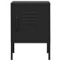 Mesita de noche acero negro 35x35x51 cm de vidaXL, Mesitas de noche - Ref: Foro24-336214, Precio: 71,10 €, Descuento: %