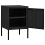 Nachttisch aus schwarzem Stahl, 35 x 35 x 51 cm von vidaXL, Nachttische - Ref: Foro24-336214, Preis: 70,62 €, Rabatt: %