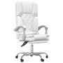 Weißer Massage-Bürostuhl aus Kunstleder von vidaXL, Bürostühle - Ref: Foro24-349692, Preis: 158,04 €, Rabatt: %