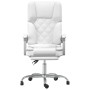 Weißer Massage-Bürostuhl aus Kunstleder von vidaXL, Bürostühle - Ref: Foro24-349692, Preis: 158,04 €, Rabatt: %