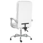 White synthetic leather massage reclining office chair by vidaXL, Office chairs - Ref: Foro24-349692, Price: 155,04 €, Discou...