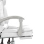 Weißer Massage-Bürostuhl aus Kunstleder von vidaXL, Bürostühle - Ref: Foro24-349692, Preis: 158,04 €, Rabatt: %