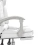 White synthetic leather massage reclining office chair by vidaXL, Office chairs - Ref: Foro24-349692, Price: 155,04 €, Discou...